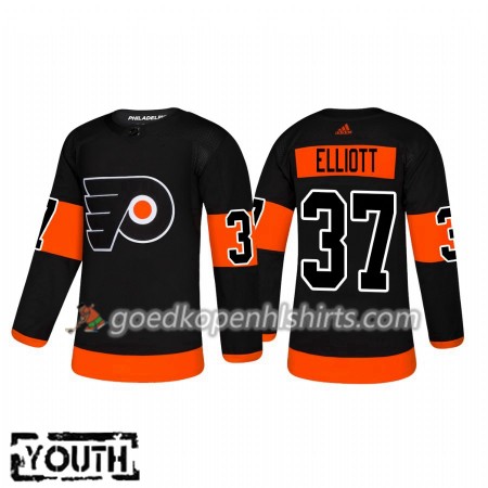 Philadelphia Flyers Brian Elliott 37 Adidas 2018-2019 Alternate Authentic Shirt - Kinderen